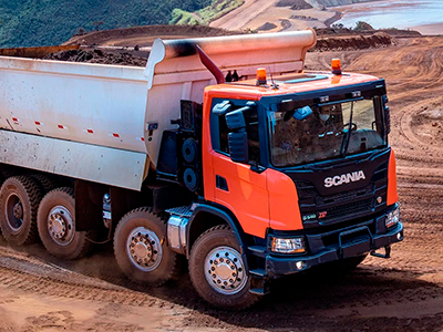 Scania lanzó el camión con la mayor capacidad de carga para minería y construcción
